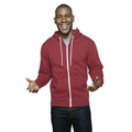 Devin Blended Hooded Full Zip Sweatshirt